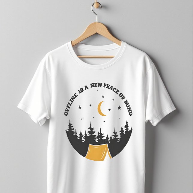 Camiseta Offline Peace Of Mind Camping (Subido por el creador)