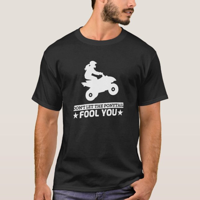 Camiseta Offroad ATV UTV Y Todas Las Mujeres De Moto Terres (Anverso)