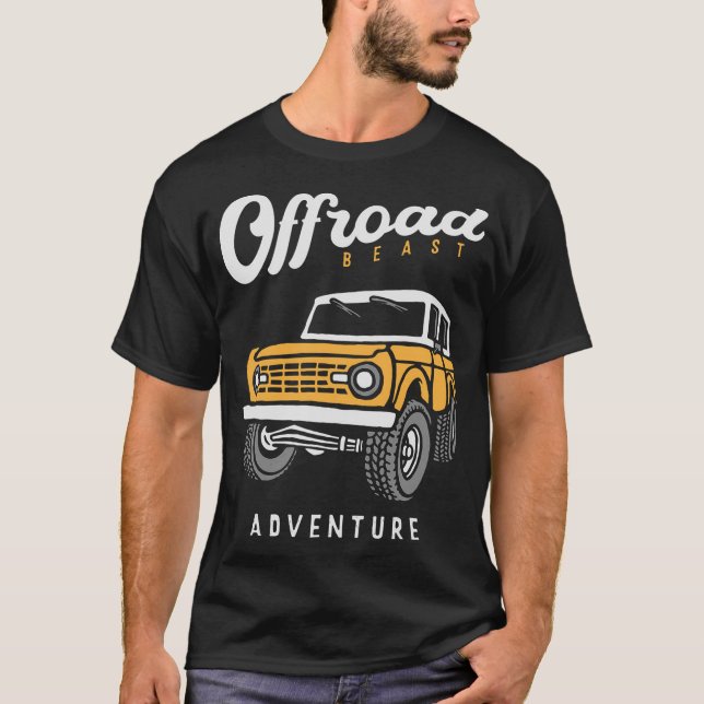 Camiseta Offroad car beast adventure (Anverso)