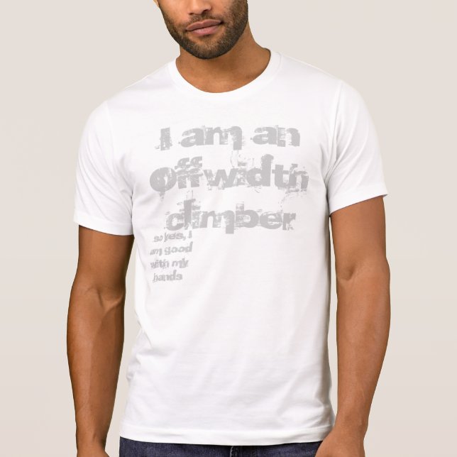 Camiseta offwidth climber T shirt (Anverso)