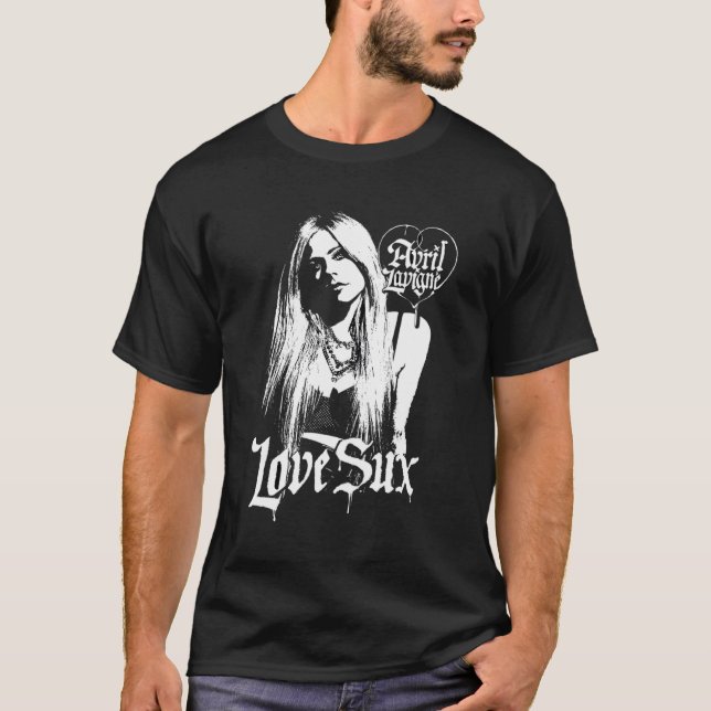 Camiseta Oficial Avril Lavigne Love Sux (Anverso)