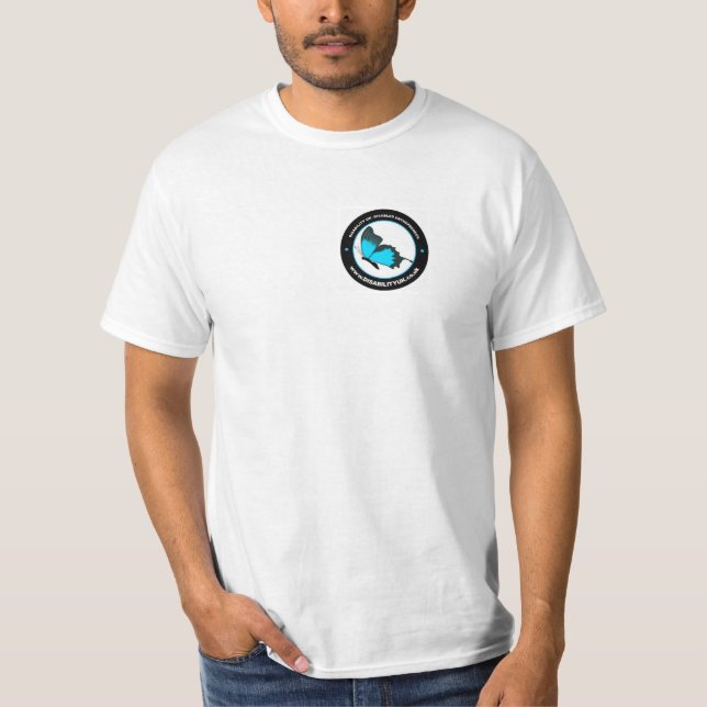 Camiseta oficial con logotipo pequeño para hombres (Anverso)