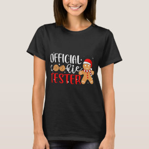 Camiseta Oficial Cookie Tester Gingerbread Man Navidades P