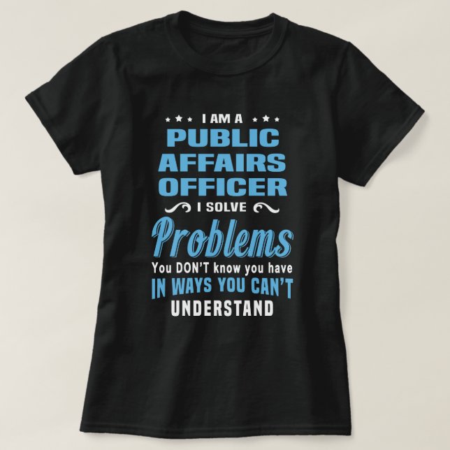 Camiseta Oficial de Asuntos Públicos (Diseño del anverso)