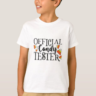 Camiseta Oficial de Candy Tester Cute Halloween Funny