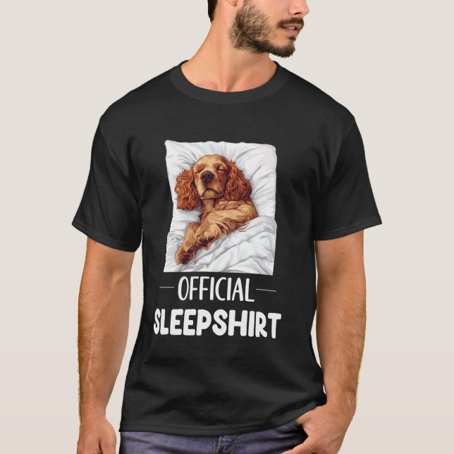 Camiseta Oficial De Cocker Spaniel Lindo Amante De (Anverso)