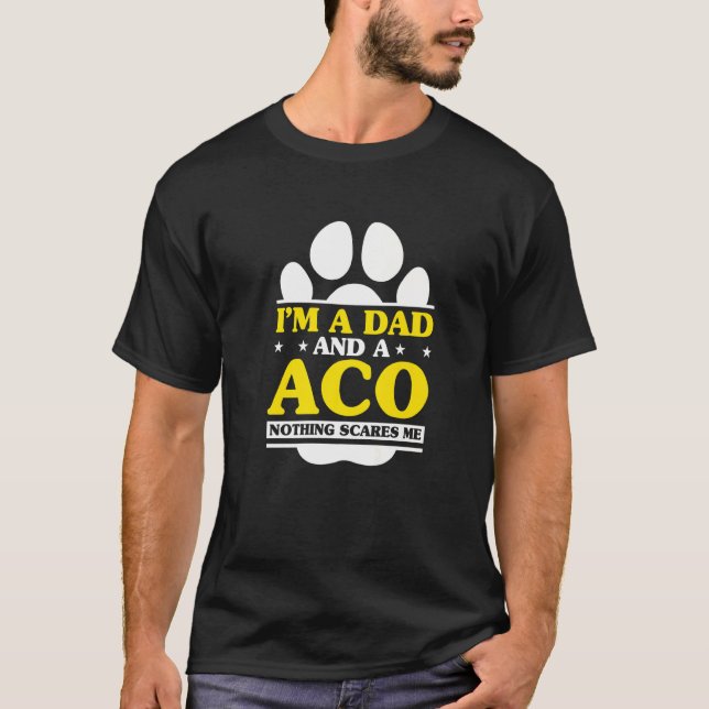 Camiseta Oficial de Control Animal Aco Dad (Anverso)