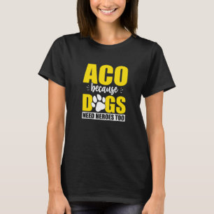 Camiseta Oficial de Control Animal Aco Hero Aco