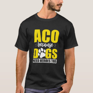 Camiseta Oficial de Control Animal Aco Hero Aco