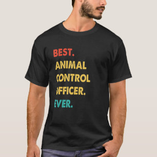 CAMISETA OFICIAL DE CONTROL ANIMAL MEJOR FUNCIONARIO DE CON