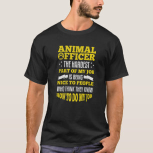 Camiseta Oficial de Control Animal Rescatista de Animales  