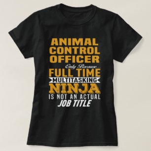 Camiseta Oficial de control de animales