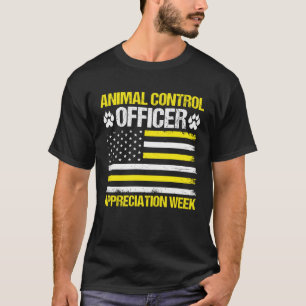 Camiseta Oficial de Control de Animales Cazador de Animale