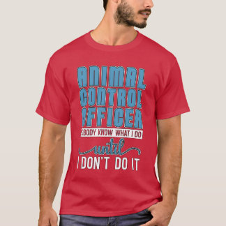 Camiseta Oficial de control de animales Oficial de captura 