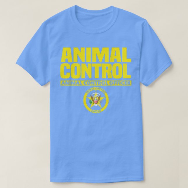 Camiseta Oficial de control de animales Patro Uniforme de S (Diseño del anverso)