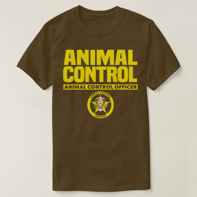 Camiseta Oficial de control de animales Patro Uniforme de S (Diseño del anverso)