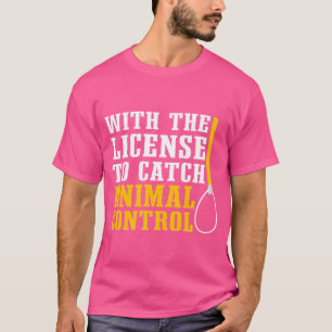 Camiseta Oficial de Control de Animales Perro Cazador diver