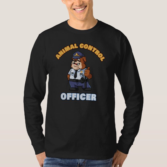 Camiseta Oficial de control de animales - Uniforme de patru (Anverso)