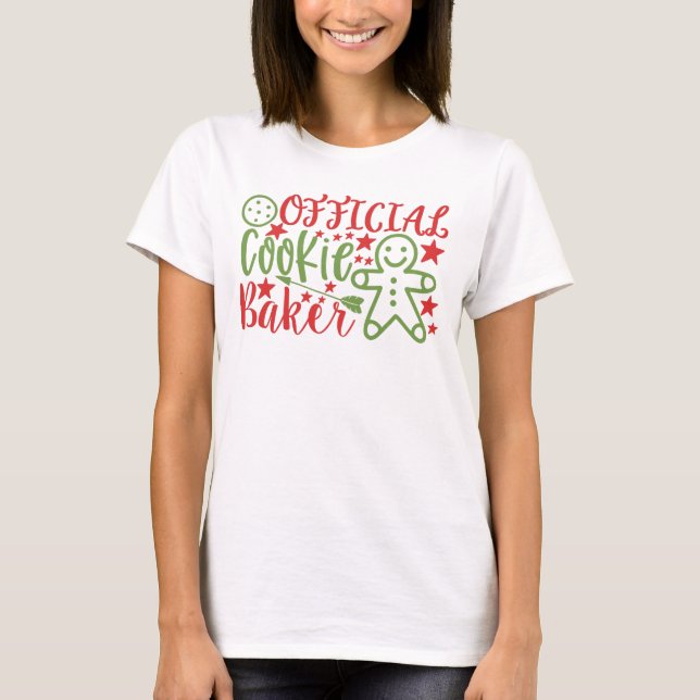 Camiseta oficial de Cookie Baker Navidades camiset (Anverso)