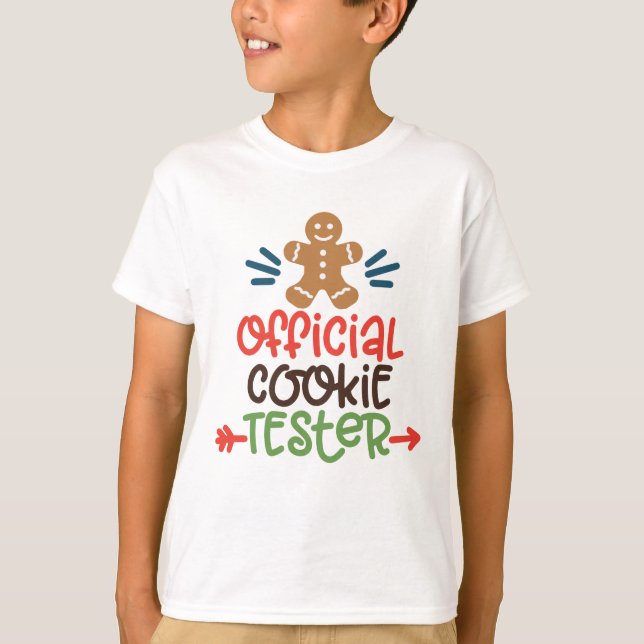 Camiseta oficial de Cookie Tester (Anverso)