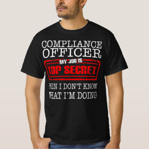 Camiseta Oficial de Cumplimiento Mi Trabajo Es Un Secreto S