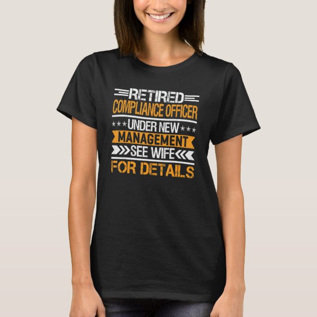 Camiseta Oficial De Cumplimiento Retirado En La Nueva Gesti (Anverso)