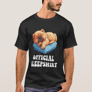 Camiseta Oficial de dormir Chow Chow Lindo Amante