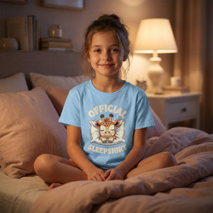 Camiseta Oficial de Dormir Jirafa Lindo Durmiendo