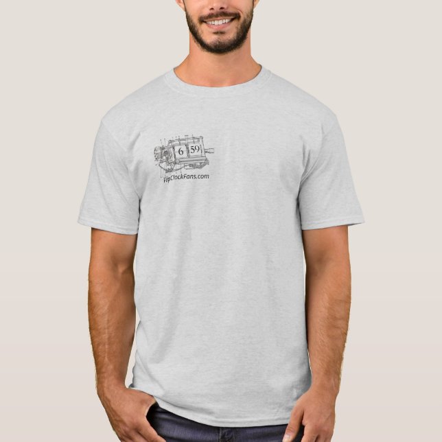 Camiseta oficial de FlipClock (Anverso)