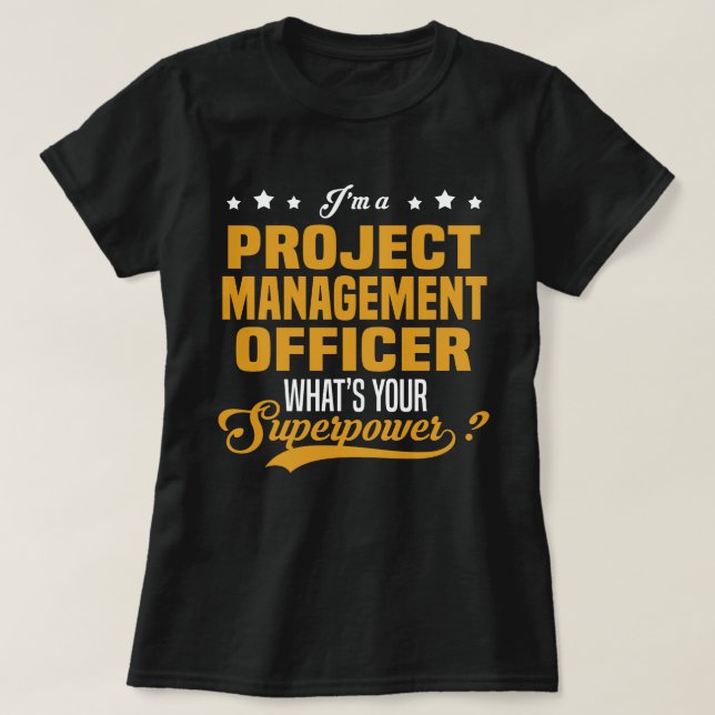 Camiseta Oficial de gestión de proyectos (Diseño del anverso)