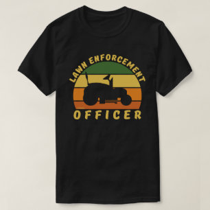 Camiseta OFICIAL DE LA FUERZA DE LA LEY, regalo de jardiner