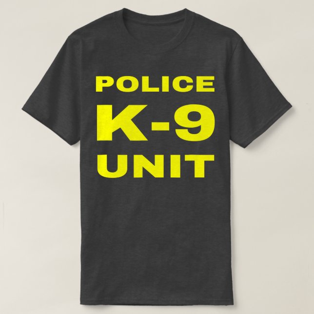 Camiseta Oficial de la unidad K9 Tactical K9 Dog Handler Tr (Diseño del anverso)