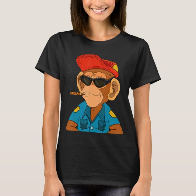Camiseta Oficial de Monos Temáticos de NFT (Anverso)