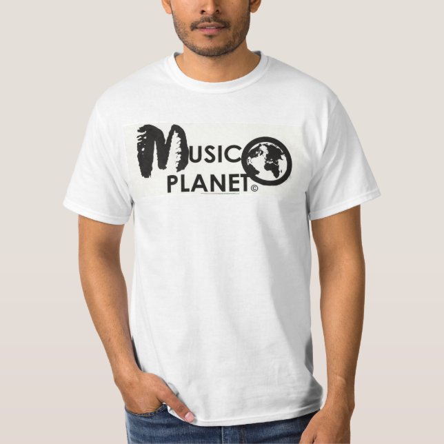 Camiseta OFICIAL DE MÚSICA PLANETA (Anverso)
