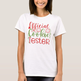 Camiseta oficial de Navidades de Cookie Tester