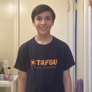 Camiseta oficial de niños TAFGU - naranja de marin