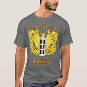 Camiseta Oficial de orden de emblem CW3 retirado