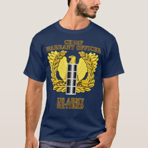 Camiseta Oficial de orden de emblem CW4 retirado