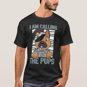 Camiseta Oficial de perro policía K9 Pastor Alemán Estoy ll