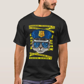 Camiseta Oficial de policía American Shorthair   Poli