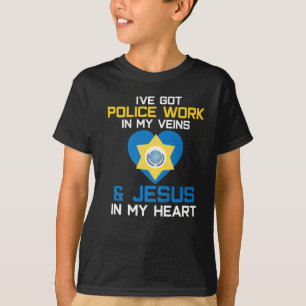 Camiseta Oficial de policía Christian Jesus Cop Believer T-