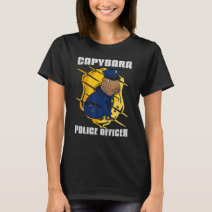 Camiseta Oficial de policía de Capybara