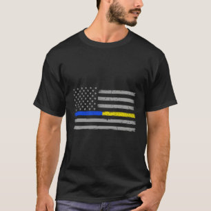 Camiseta Oficial de policía de despachadores de la línea de
