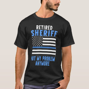 Camiseta Oficial de policía del sheriff retirado 1