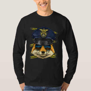 Camiseta Oficial de policía Fox PD policía escena del crime