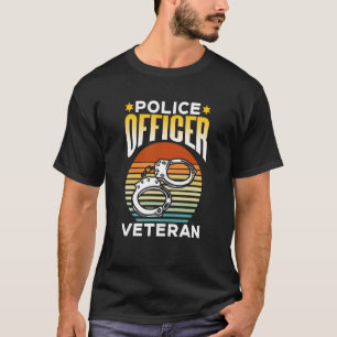 Camiseta Oficial de policía Jubilación Veterana Retirada Re