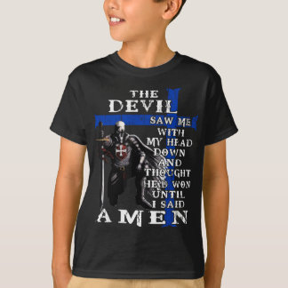 Camiseta Oficial de Policía Knight Templar - El diablo me v