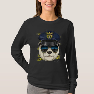 Camiseta Oficial de policía nutria policía crimen escena ma