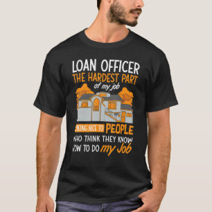 Camiseta Oficial de préstamos Auxiliar de préstamos hipotec