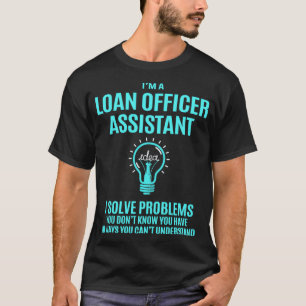 Camiseta Oficial de préstamos Auxiliar I Resolver Problemas